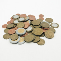Pièces de monnaie personnalisées en plastique doré doré et argenté Pièces de monnaie au trésor électrolytique de pirate pour cadeaux de fête ou souvenirs