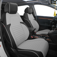 Fundas de Asiento de Coche de Cuero Nappa Personalizadas y Elegantes, Juego Completo de Lujo con Protección Total para CRV, Passat, Rav 4