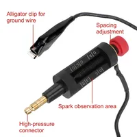 NOUVEAU Testeur de bobine d'allumage et de bougie d'allumage réglable 12V pour tous les véhicules - Connexion filaire