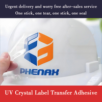 Étiquette adhésive en cristal, impression par transfert UV, étiquette personnalisée, étiquette imperméable, publicité, estampage à chaud, boîte cadeau, gobelet à eau
