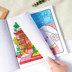 Livre de coloriage créatif DIY pour garçons et filles, cadeau de vacances, thème de Noël, livres de coloriage pour adultes et enfants - Product Image 5