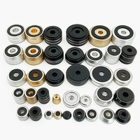 Pieds d'isolation Hifi de diamètre 30mm Amplificateur Boîtier de haut-parleur support de pied clou en aluminium amplificateur audio pieds pad