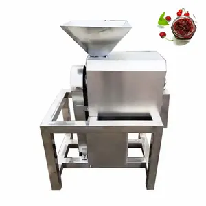 Loquat Cherry Mango Pulping Machine Mango Juicer Crusher Machine Mango Jam Pulp Making Machine