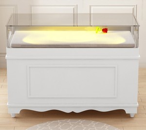 Modern Custom Lockable Glass Jewelry Display Showcase, <strong>Jewellery</strong> Glass Display Standing <strong>Cabinet</strong> - Product Image 5