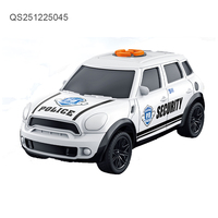 QSTOYS Vente en gros Jouets de véhicules à inertie pour garçons 4 couleurs Jouets de voiture à friction en plastique pour enfants Série Son et Lumière Ville 3+