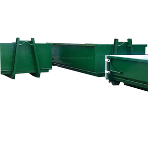 Basureros naranjas Open Top Apilable Skip Papelera con puerta - Product Image 6