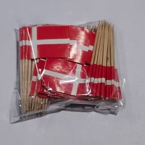 ธงไม้จิ้มฟันสไตล์กระดาษคราฟท์สำหรับบุฟเฟ่ต์ธีมชนบท - Product Image 6