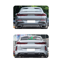 Kit de Carrocería para BMW X6 G06 2023-2025, Actualización F96 Lci X6M, Faldones Laterales, Parachoques Delantero, Instalación No Destructiva del Parachoques Trasero