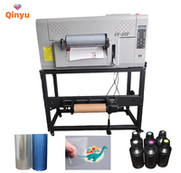 Impresora de Inyección de Tinta UV Qinyu A3 Nueva con Cabezal XP600, Impresora Automática de Etiquetas/Tarjetas/Tubos PET de Rollo a Rollo