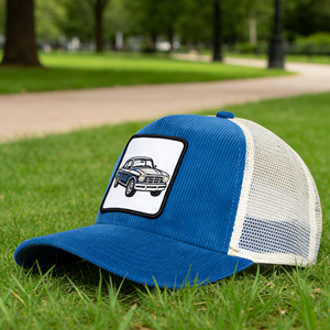 Gorra de Béisbol de 5 Paneles Estilo Deportivo Vintage con Parche de Logotipo, Gorras de Pana con Hebilla Metálica Ajustable, Unisex, para Todas las Temporadas - Product Image 6