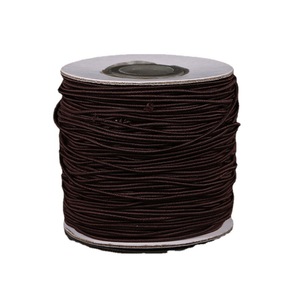 Beaded Elastic Rope 0.8-1.2mm Core Spun <b>Stretch</b> Cord For <b>Bracelet</b> Making Religious Retro Style White Red Brown Black Orange - Product Image 5