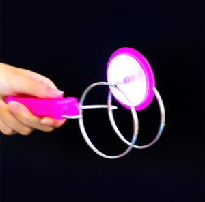 Hot Bán LED Từ Con Quay Đồ Chơi Unisex Sáng Tạo Tay Phong Trào Đồ Chơi Nhựa Ánh Sáng-up Tay Con Quay Thần Cổ Điển Đồ Chơi Cho Trẻ Em - Product Image 5