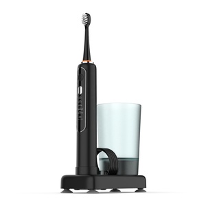 Logotipo personalizable 330Ml IPX7 Impermeable Carga inalámbrica Batería de larga duración Cepillo de dientes eléctrico sónico inteligente para encías sensibles - Product Image 2