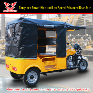 China Factory Direct Sales 6Seats150cc200cc3 Wheel <b>Gasoline</b> Tricycle Taxi for Sale Passenger Tricycle - Product Image 4