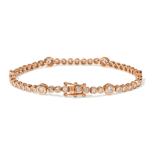 Gemnel Wholesale 925 Silver <strong>Cubic</strong> <strong>Zirconia</strong> Diamond <strong>Tennis</strong> <strong>Bracelet</strong> Women - Product Image 5