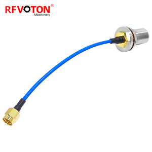 Connecteur mâle SMA vers prise femelle N, étanche, pour câble d'extension semi-flexible RG405 086, assemblage de câble pigtail - Product Image 3