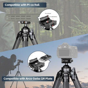 Trépied <span class=keywords><strong>de</strong></span> <span class=keywords><strong>chasse</strong></span> en fibre <span class=keywords><strong>de</strong></span> carbone avec rotule intégrée <span class=keywords><strong>de</strong></span> 44 mm et pieds <span class=keywords><strong>de</strong></span> 36 mm - Product Image 3