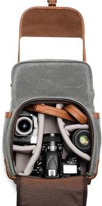 Tùy Chỉnh Sáp <span class=keywords><strong>Canvas</strong></span> Máy Ảnh Không Thấm Nước Chèn Túi Dslr Máy Ảnh Da Ba Lô - Product Image 5