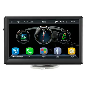راديو سيارة بشاشة لمس عالية الدقة 7 بوصة صوت IPS صوت للسيارة MP5 مع عكس وظيفة الرؤية الخلفية للسيارات العالمية