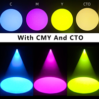 Professionelles 440W CMY CTO LED Moving Head Bühnenlicht BSW 3in1 Beam Spot Wash IP33 6000K Ra80 50000h Aluminium+Kunststoff
