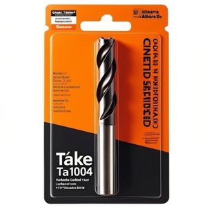 Foret universel en carbure Ttake Ta1004, revêtement Nano TiAlN, forets en carbure 5xD - Product Image 2