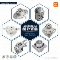 Pièces de fonderie sous pression en aluminium et zinc sur mesure OEM avec usinage CNC et peinture en poudre pour équipements industriels
