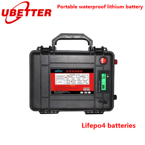 Paquete de Baterías de Litio Lifepo4 de Alta Capacidad Personalizado, 12V <span class=keywords><strong>24V</strong></span>, <span class=keywords><strong>BMS</strong></span> Impermeable para Uso en Exteriores, Portátil, para Vehículos Recreativos, Marinos, Ciclo Profundo - Product Image 1