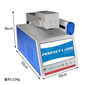 Perfect Laser Desktop 20w 30w 50w Plastic Gold Silver Metal Mini Laser Screen Marking Machine Small