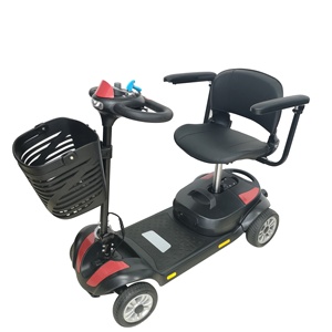 Scooter motorisé KSM-906 pour personnes âgées, 4 roues, meilleur nouveau scooter électrique pliable à grandes roues en vente - Product Image 3