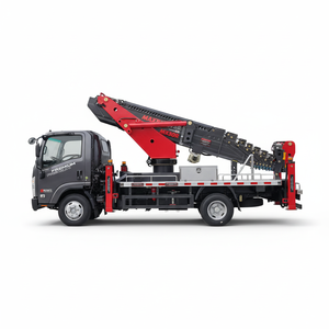 Nouvelle Offre Spéciale : Véhicule <span class=keywords><strong>de</strong></span> Travail Aérien à Flèche Télescopique Diesel avec Hauteur <span class=keywords><strong>de</strong></span> Travail <span class=keywords><strong>de</strong></span> 28m pour l'Installation <span class=keywords><strong>de</strong></span> Panneaux Publicitaires - Product Image 4