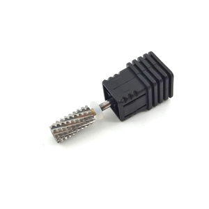 Foret à ongles en carbure de tungstène 4XC de 6,2 mm à grande tige, logo OEM, pour l'élimination du gel, outil de manucure professionnel - Product Image 1