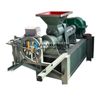 Machine de compression de briquettes à extrudeuse à vis pour poudre de charbon de bois, à partir de coques de riz, olives, noyaux de palmier, bois de bambou et bagasse de canne à sucre