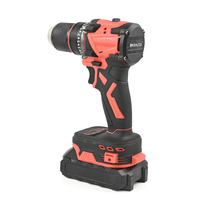 Perceuse à percussion sans fil 13 mm pour béton, moteur sans balais, batterie lithium-ion, kit combiné de perçage à percussion