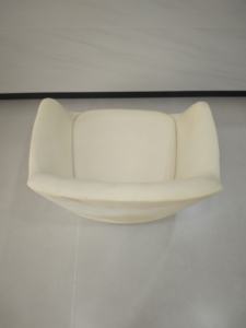 Căn hộ giải trí ghế đồ nội thất nhà họp Ghế nhung pháp phòng khách kim loại ống Khung ghế với bánh xe - Product Image 2