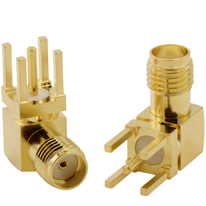 <span class=keywords><strong>SMA</strong></span>-KWE 90-độ bên Phải góc anten ổ cắm cong PCB bảng điều chỉnh <span class=keywords><strong>SMA</strong></span> cong ổ cắm <span class=keywords><strong>rg405</strong></span> RF đồng trục kết nối 50 ohm 0-6 gam - Product Image 1