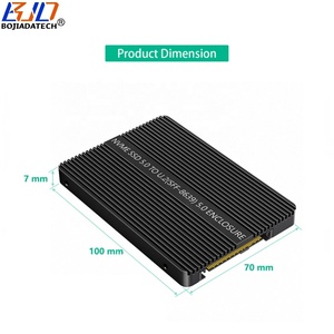 Tarjeta Adaptadora de Interfaz U.2 SFF-8639 a NGFF M.2 M-Key con Carcasa de Aluminio Puro para SSD NVME M2 2280 PCI-E 5.0 - Product Image 4