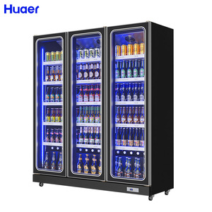 Refrigerador profundo de supermercado, vitrina de bebidas refrigerantes, enfriador vertical de <span class=keywords><strong>4</strong></span> <span class=keywords><strong>puertas</strong></span> - Product Image 6
