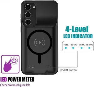 Accesorios para Teléfonos Móviles de Primera Categoría, Cargador Externo para Teléfono, Banco de Energía, Estuche de Carga, Estuche <span class=keywords><strong>con</strong></span> Batería para <span class=keywords><strong>Samsung</strong></span> Mobile, Todas las Series - Product Image 2