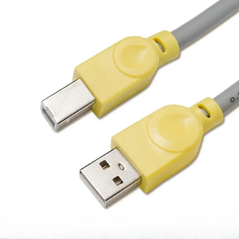 Wholesale usb print cable 1.5m 3m grey A/B all copper square printer data cable Printer cable