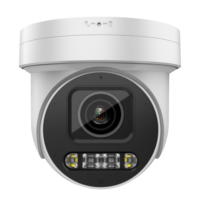 Cámara IP PTZ POE de Torreta con Zoom 5X, Audio Bidireccional, Doble Luz, 8MP 4K, Compatible con HIK NVR, Admite Tarjeta MicroSD de 512GB (Stock en EE. UU.)