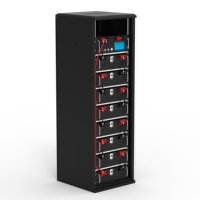 Batterie haute tension LIFEPO4 409,6 V, batterie lithium-ion, rack d'alimentation 100 Ah 40,96 KWh pour le stockage d'énergie solaire, armoire