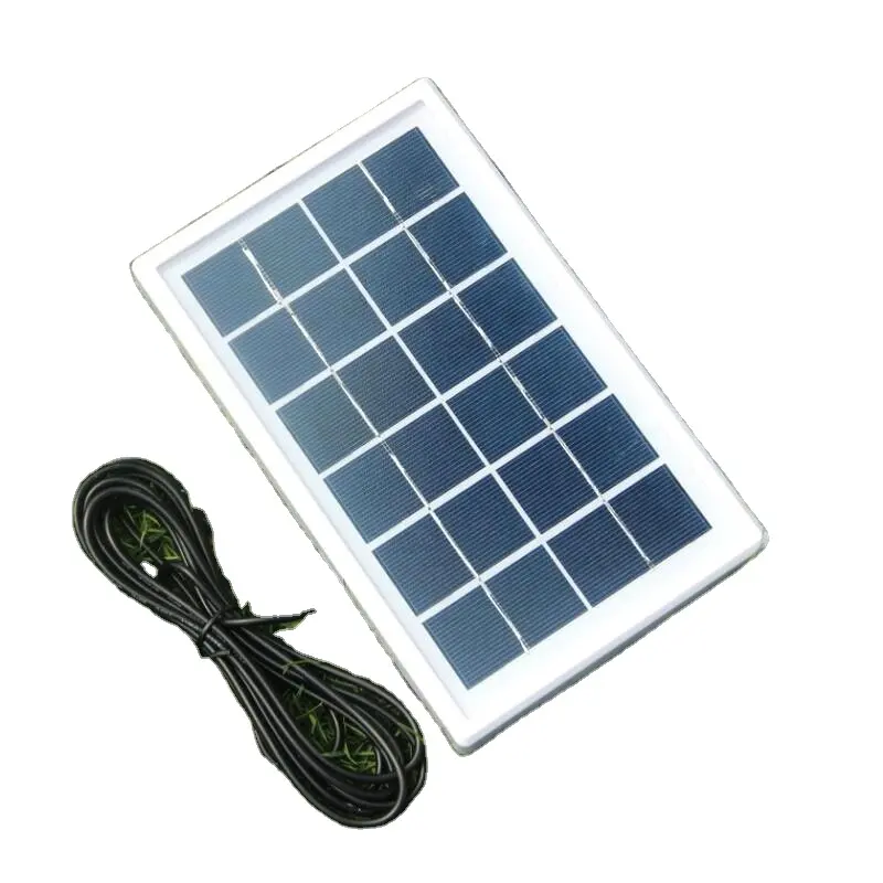 3 Watt 6V Solar panel Solarmodul für Solarstrom anlage Poly kristalline Silizium-Solarzelle mit Rahmen licht mit Solar panel