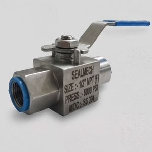 Válvula de Bola Industrial de Acero al Carbono, Rosca Hembra NPT de 1/2 Pulgada, 650 PSI, Válvula de Accionamiento por Palanca - Product Image 3