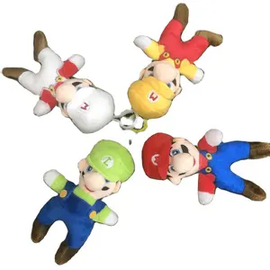 2024 nouveaux jouets en peluche Mario et Luigi en gros, jouets en peluche doux, cadeau pour enfants garçons filles fans de cinéma