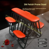 Chaise érotique pour adultes, chaise SM, chaise à jambes séparées en PU, résistante aux taches et à l'usure, adaptée aux revendeurs, accessoire de tuning SM