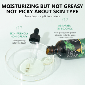 Özel etiket 100% doğal organik biberiye zencefil hint badem yağı erkekler kadınlar derisi bakımı Serum saç tedavisi büyüme yağı - Product Image 6