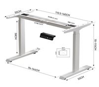 Offre Spéciale : Cadre de bureau électrique réglable en hauteur pour position assise-debout, direct fabricant