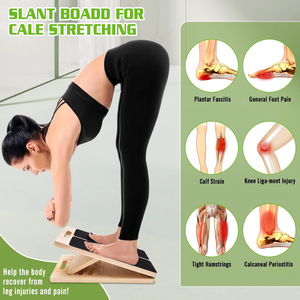 Tabla Inclinada Ajustable para Fisioterapia, Estiramiento de Pantorrillas, Tabla Inclinada de Madera Portátil para el Hogar y el Gimnasio - Product Image 3