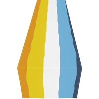 Chemin de table personnalisé arc-en-ciel gay avec motif Aroace, en polyester, idéal pour la décoration de table à la maison, les dîners et les fêtes.
