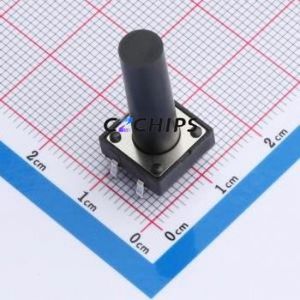 TSA12111-250B512BA Tactile <b>Switch</b> Through hole-4P,11.7x11.5mm <b>Switch</b> Single Pole Single Throw Round Button 2.8N 11.7mm - Product Image 1